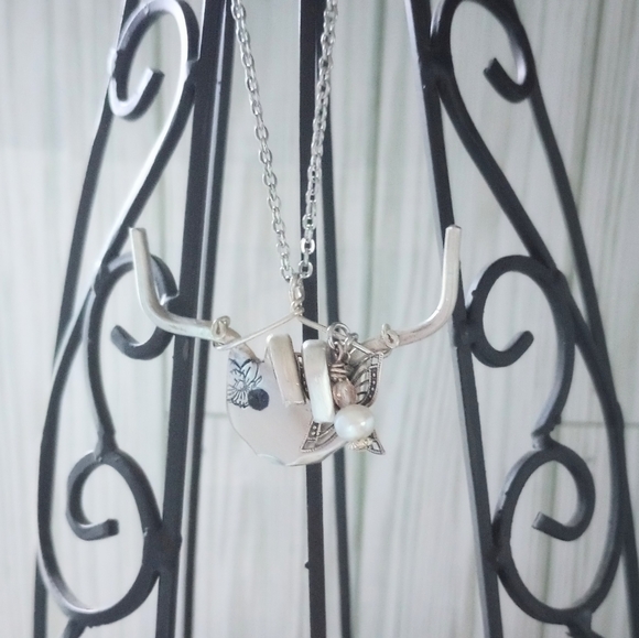 Cute highland cow made from a vintage silver fork - Picture 4 of 5